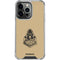 Purdue Gold Signature Logo iPhone 16 Pro Clear Case